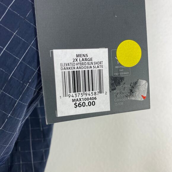 VRST Dark Blue Hybrid Run Shorts Running Training Compression Mens Size XXL - Picture 7 of 9